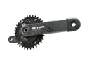 ROTOR Powermeter Set | PowerPack MTB INSpider | Kapic Carbon Cranks 1-speed NoQ-Ring | Round 175 mm 34 Teeth