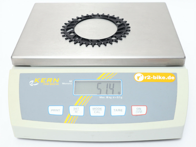 ROTOR Powermeter Set | PowerPack MTB INSpider | Kapic Aluminum Cranks 1-speed Q-Ring | Oval 175 mm 36 Teeth