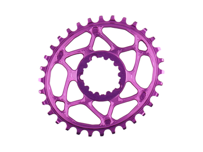 ABSOLUTE BLACK Kettenblatt Direct Mount oval BOOST 148 | 1-fach narrow wide SRAM Kurbel | purple 34 Zhne
