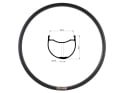 R2BIKE Wheelset 28" Disc GRV | Newmen Road Straightpull Center Lock Hubs | Duke Gravel Aluminum Rims