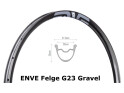 R2BIKE Wheelset 28" Disc GRV | Tune Road Center Lock Hubs | ENVE Gravel Carbon Rims