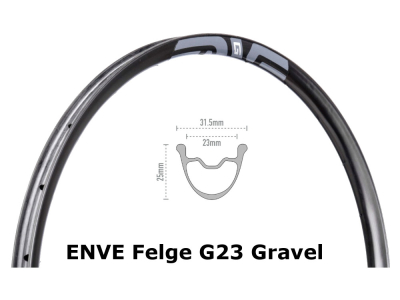 Laufradsatz 28 Disc GRV | Carbon-Ti Road Straightpull Center Lock Naben | ENVE Gravel Carbon Felgen