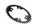 GARBARUK Chainring Melon oval 1-speed narrow-wide BCD 107 mm SRAM AXS 44 Teeth black