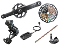 SRAM XX1 Eagle DUB AXS MTB Gruppe 1x12 BOOST | 52 Zähne schwarz 175 mm ohne Innenlager