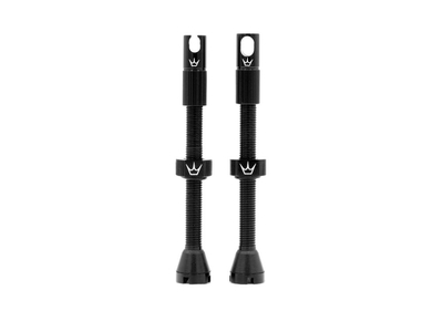 PEATYS x Chris King Tubeless Valve Set (MK2) black 42 mm