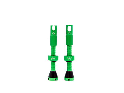 PEATY´S x Chris King Tubeless Valve Set (MK2) matte emerald 60 mm