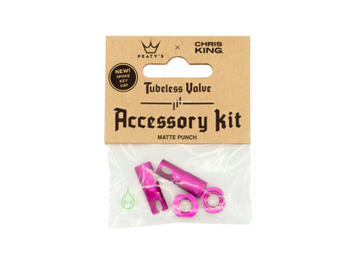 PEATY´S x Chris King (MK2) Tubeless Valves Accessory Kit violet