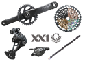 SRAM XX1 Eagle DUB MTB Gruppe 1x12 | BOOST | 52 Zähne copper (Kupfer) 170 mm SRAM DUB | PressFit PF41 BB89,5 | BB92