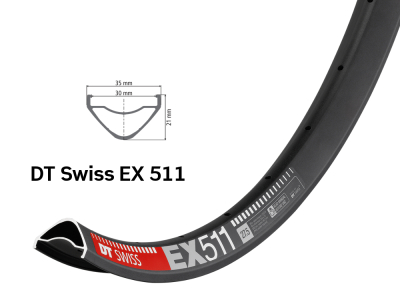 Laufradsatz 27,5 TR AM EN | DT Swiss 240 EXP MTB 6-Loch Naben | DT Swiss Aluminium Felgen