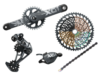 SRAM X01 Eagle DUB MTB Group 1x12 | 52 teeth black 175 mm without Bottom Bracket