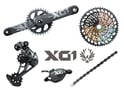 SRAM X01 Eagle DUB MTB Gruppe 1x12 | 52 Zähne gold 175 mm SRAM DUB | PressFit PF41 BB89,5 | BB92