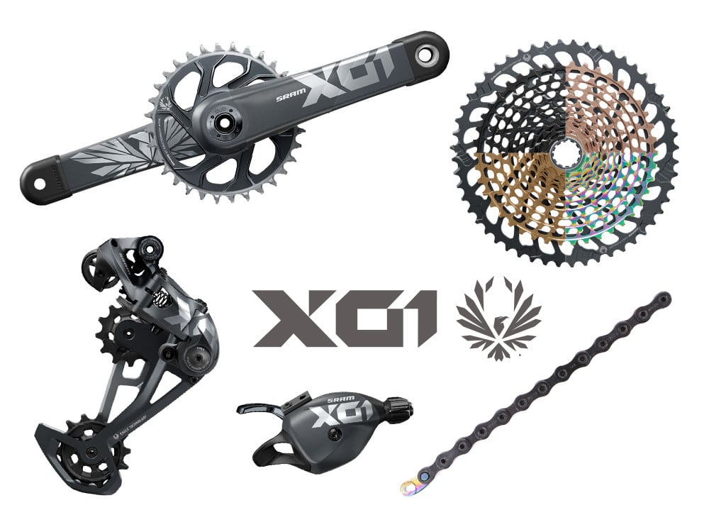 SRAM X01 Eagle DUB MTB Group 1x12 | BOOST | 52 teeth black 175 mm SRAM