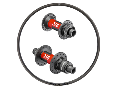 Wheelset 27,5" TR EN | DT Swiss 240 EXP MTB Center Lock Hubs | Newmen Carbon Rims