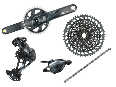 SRAM GX Eagle DUB MTB Gruppe 1x12 | 52 Zähne | Carbon Kurbel