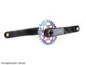 ABSOLUTE BLACK Chainring Direct Mount oval BOOST 148 | 1-speed narrow wide SRAM Crank | PVD rainbow