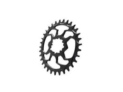 ALUGEAR Kettenblatt oval Direct Mount | 1-fach narrow-wide SRAM MTB 3-Loch | BOOST 28 Zähne rot