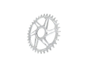 ALUGEAR Chainring oval Direct Mount | 1-speed narrow-wide Shimano MTB 38 Teeth silver