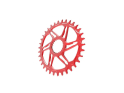 ALUGEAR Chainring round Direct Mount | 1-speed narrow-wide Shimano MTB 28 Teeth red