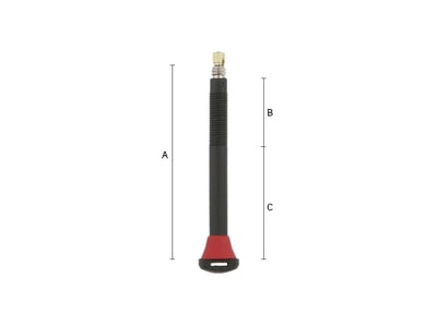 LEZYNE Tubeless Ventil TLR Paar | 44 mm schwarz