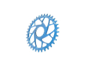 ALUGEAR Kettenblatt rund Direct Mount | 1-fach narrow-wide Race Face Cinch | BOOST 30 Zähne blau
