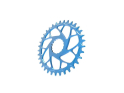 ALUGEAR Chainring round Direct Mount | 1-speed narrow-wide Race Face Cinch | BOOST 30 Teeth blue