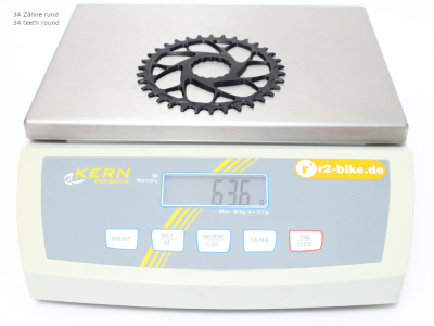 ALUGEAR Chainring round Direct Mount | 1-speed narrow-wide Race Face Cinch | BOOST 36 Teeth silver