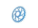 ALUGEAR Kettenblatt rund Direct Mount | 1-fach narrow-wide Race Face Cinch | BOOST 38 Zähne blau