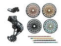 SRAM X01 Eagle AXS Upgrade Kit 1x12 Rocker Paddle | 52 Zähne rainbow