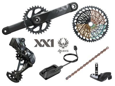SRAM XX1 Eagle DUB AXS Rocker Paddle MTB Gruppe 1x12 | 52 Zähne copper (Kupfer) 170 mm SRAM DUB | PressFit30