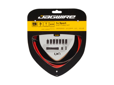 JAGWIRE Shifting Cable Set Sport 1x | Road & Mountain red