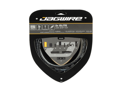 JAGWIRE Schaltzugset Elite 2x | Road & Mountain schwarz