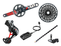 SRAM X01 Eagle DUB AXS Rocker Paddle MTB Gruppe 1x12 BOOST | 52 Zähne | rot