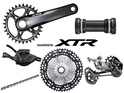 SHIMANO XTR MTB Group M9100 1x12 | FC-M9100 Crank | 10-51 Teeth 175 mm without Chainring SM-BB93 | BSA SL-M9100 11-/12-fach