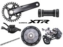 SHIMANO XTR MTB Gruppe M9100 1x12 | FC-M9100 Kurbel | 10-45 Zähne 165 mm ohne Kettenblatt ohne Innenlager SL-M9100 11-/12-fach