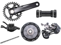SHIMANO XTR MTB Group M9100 1x12 | FC-M9100 Crank | 10-45 Teeth 170 mm without Chainring without Bottom Bracket SL-M9100 11-/12-fach | I-Spec EV