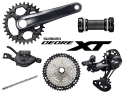 SHIMANO Deore XT MTB Group M8100 1x12-speed | FC-M8120 Crank | 10-45 Teeth 165 mm without Chainring BB-MT800 | BSA SL-M8100 11-/12-speed
