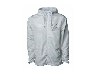 CRANKBROTHERS Windbreaker Rock & Roll | white/camo