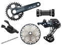 SHIMANO SLX MTB Gruppe M7100 1x12-fach | FC-M7120 Kurbel | 10-51 Zähne 175 mm ohne Kettenblatt BB-MT800 | BSA SL-M7100 12-fach | I-Spec EV
