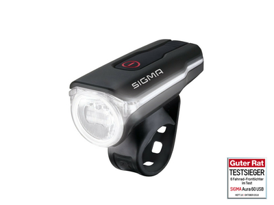 SIGMA SPORT LED Battery Headlight Aura 60 USB | StVZO