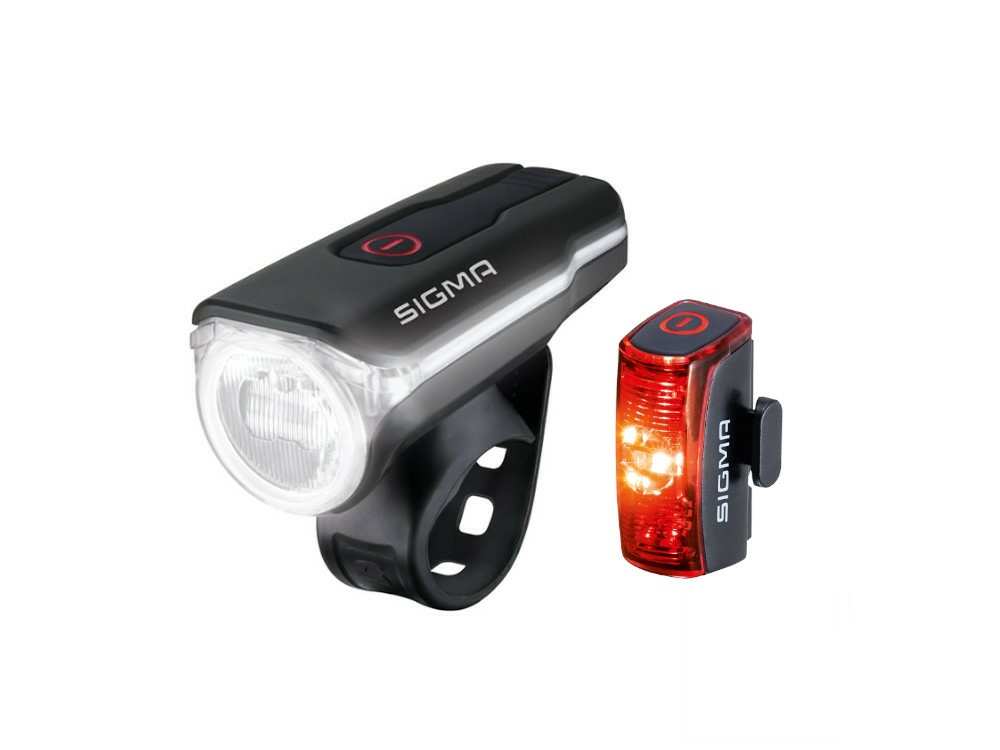 LED Akku Fahrradlicht Beleuchtungsset Scheinwerfer Rücklicht Lampe IPX4 DHL