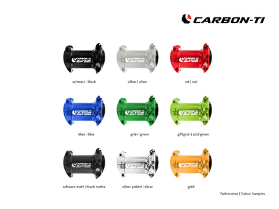 CARBON-TI Chainring Bolts X-Fix X-Ring EVO green