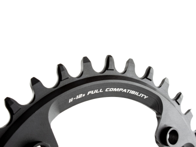 CARBON-TI Kettenblatt X-Ring EVO 1-fach LK 104 mm | 38 Zhne