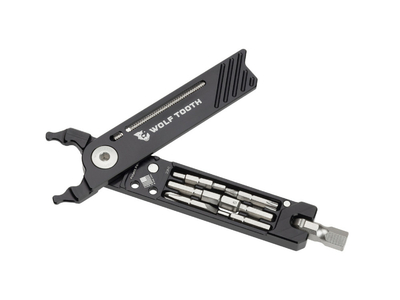WOLFTOOTH Multi Tool ultra light 8-Bit Pack Pliers | 17 Funktionen schwarz