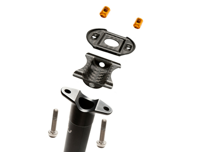 GELU Sattelsttze 31,6 mm | UD matt