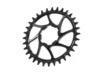 GARBARUK Kettenblatt Melon oval Direct Mount | 1-fach narrow-wide Hope EVO Kurbel 30 Zhne schwarz