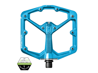 CRANKBROTHERS Pedale Stamp 7 Large | electric blue