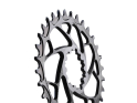 ALUGEAR Chainring oval Direct Mount | 1-speed narrow-wide SRAM MTB 3-hole | BOOST 32 Teeth orange