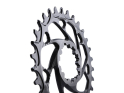 ALUGEAR Chainring round ELM Direct Mount | 1-speed narrow-wide SRAM MTB 3-hole | BOOST 28 Teeth red
