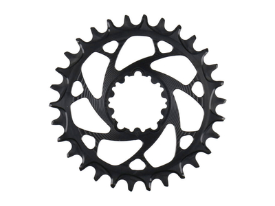 ALUGEAR Chainring round ELM Direct Mount | 1-speed narrow-wide SRAM MTB 3-hole | BOOST 30 Teeth black