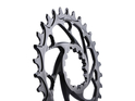 ALUGEAR Kettenblatt rund ELM Direct Mount | 1-fach narrow-wide SRAM MTB 3-Loch | BOOST 32 Zähne silber